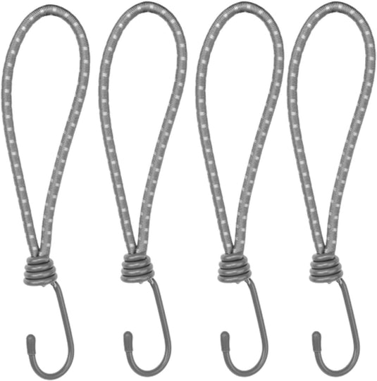 GARDENIX Expander hooks, 25 elastic straps with hooks for tarpaulins, nets, banners, tents